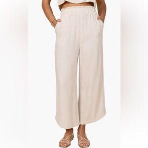 Petal & Pup Eleanor Wide Leg Linen Pants